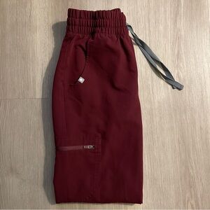 Figs Technical Collection Maroon/Burgundy Pants Size XXS